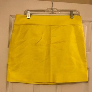 Jcrew Yellow Skirt Size 8